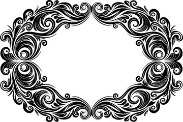Elegant Frame Design with White Background, Vector Illustration, Cartoons, Clipart, Line Art, Elegant frame design vector with white background, perfect for illustrations, cartoons, clipart, and line 