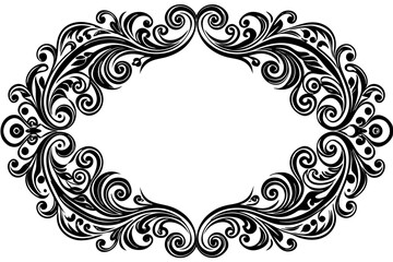 Elegant Frame Design with White Background, Vector Illustration, Cartoons, Clipart, Line Art, Elegant frame design vector with white background, perfect for illustrations, cartoons, clipart, and line 