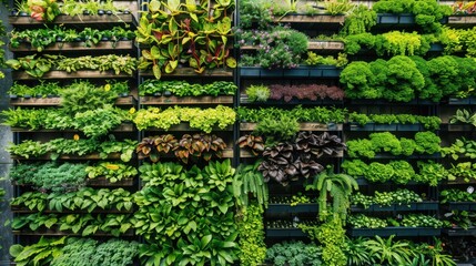 Vertical Farming: Growing crops in vertically stacked layers, often in city settings, with controlled-environment agriculture (CEA) to maximize space efficiency and resource use.
