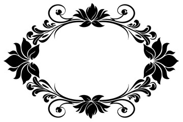 Elegant Frame Design with White Background, Vector Illustration, Cartoons, Clipart, Line Art, Elegant frame design vector with white background, perfect for illustrations, cartoons, clipart, and line 