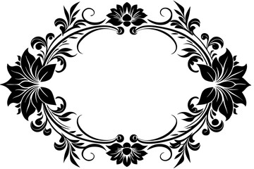 Elegant Frame Design with White Background, Vector Illustration, Cartoons, Clipart, Line Art, Elegant frame design vector with white background, perfect for illustrations, cartoons, clipart, and line 