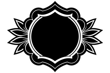 Elegant Frame Design with White Background, Vector Illustration, Cartoons, Clipart, Line Art, Elegant frame design vector with white background, perfect for illustrations, cartoons, clipart, and line 