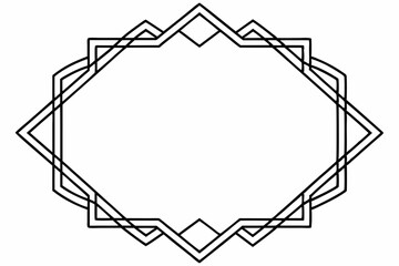 Elegant Frame Design with White Background, Vector Illustration, Cartoons, Clipart, Line Art, Elegant frame design vector with white background, perfect for illustrations, cartoons, clipart, and line 