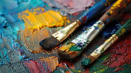 Obraz premium Artistic Techniques: The methods and skills employed in art creation, fostering innovative expressions and diverse styles, and enhancing artistic exploration and output. 