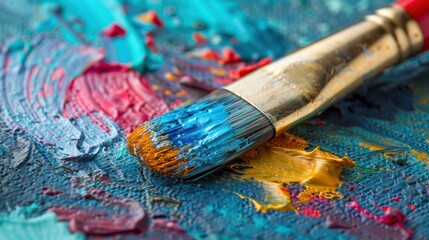 Fototapeta premium Artistic Techniques: Methods and skills used in creating art, leading to innovative expressions and diverse artistic outcomes, shaping how art is made and perceived. 