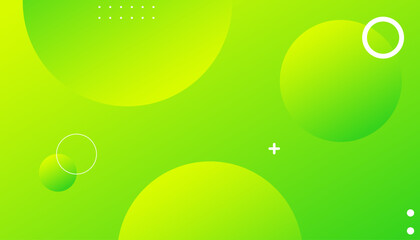 Abstract green and yellow color background.  Applicable for gift card, Poster on wall poster template, EPS 10
