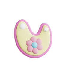 Baby Bib 3d Icon