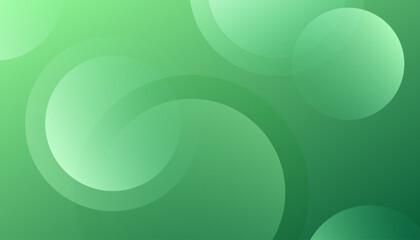 Abstract green gradient background with circles.   vector illustration for poster, web, cover, greeting, card, promotion, EPS 10
