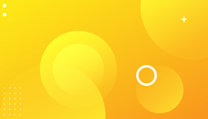 Yellow abstract modern background.   Creative illustration for poster, web, landing, page, cover, EPS 10
