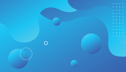 Blue abstract background. geometric shapes background for flyer, poster, brochure, cover
