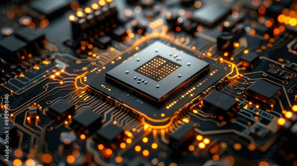 Aufkleber advanced microchip prototypes for space exploration applications