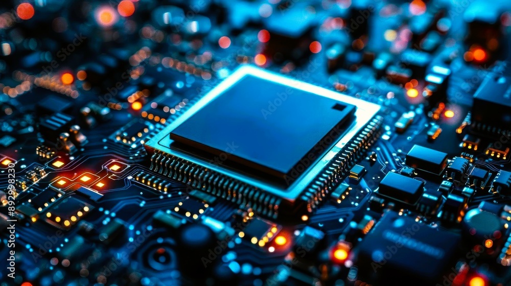 Aufkleber advanced microchip prototypes for space exploration applications