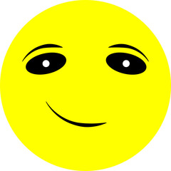 smiling emoticon yellow emoji
