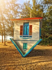 The Upside Down House is a tourist attraction