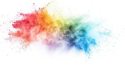 Fototapeta premium Rainbow Powder Explosion