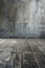 Fototapeta premium A stage with a matte finish floor and backdrop in a single, neutral color like charcoal gray or beige. The matte texture adds depth without reflecting light. 