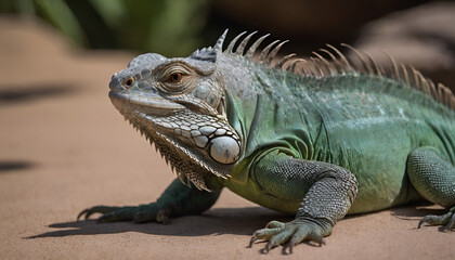 Obraz premium closeup of an iguana