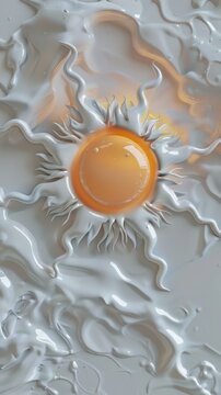 Sun animation orginal white