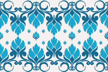 Damask vector seamless pattern. Vintage, paisley elements. Traditional, Turkish motifs. Great for fabric and textile, wallpaper.