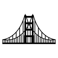 Bridge Icon Vector Illustration