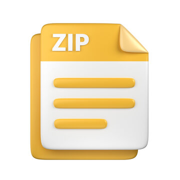 3D ZIP File Icon