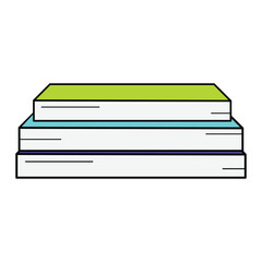 Stack of Books Vector Illustration