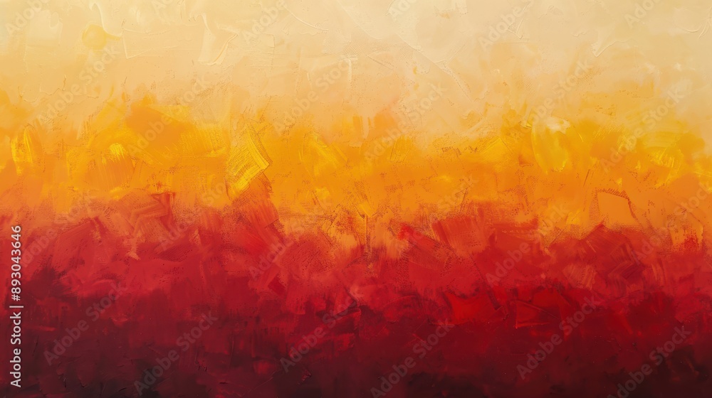 Poster gradient of warm colors transitioning from red to yellow, evoking a sense of warmth and energy