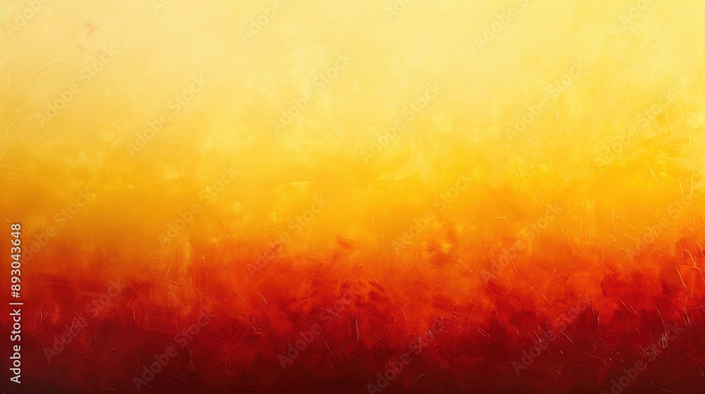 Poster gradient of warm colors transitioning from red to yellow, evoking a sense of warmth and energy