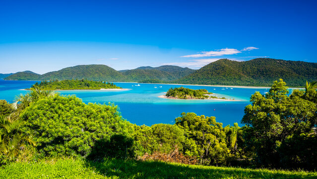 View from Shute Harbour in Queensland