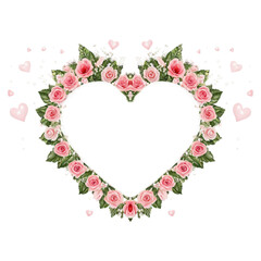 Floral Wedding, Valentine, Decoration Frame