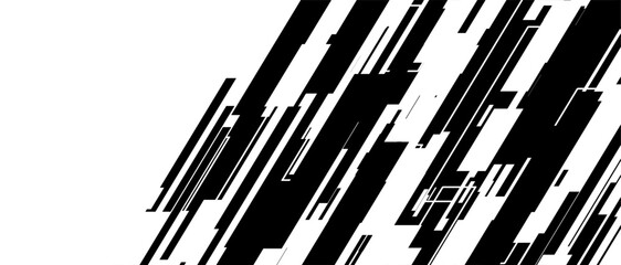 abstract lines of black and white lines on a white background