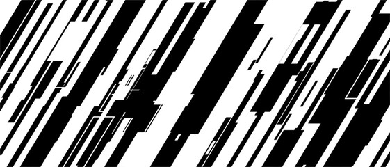 abstract lines of black and white lines on a white background