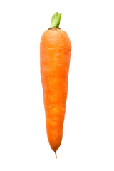 carrot on transparent isolated background