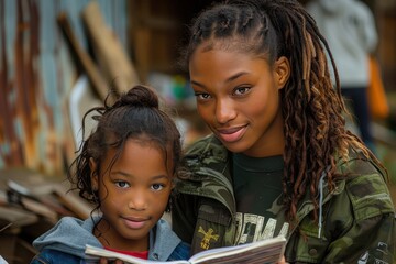 Supportive Teacher Assisting Student with Homework in After-School Tutoring Session