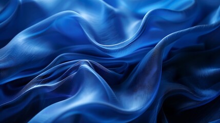 Fototapeta premium Blue posters on a black background : Generative AI