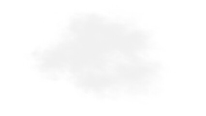 Realistic natural clouds with transparent background use for any nature creativity project.