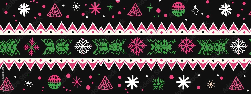 Poster modern and simple geometric pattern in vector style.