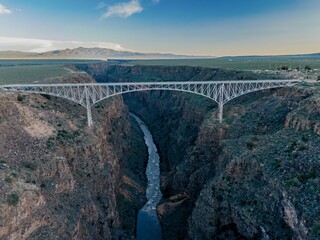 Rio Grande Gorge Bridge, Taos, New Mexico, United States Of America.