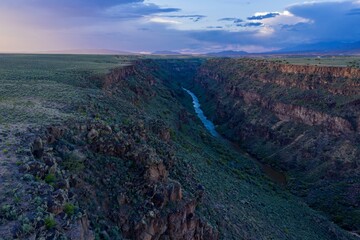 Rio Grande Gorge, Taos, New Mexico, United States Of America.