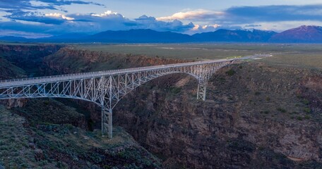 Rio Grande Gorge Bridge, Taos, New Mexico, United States Of America.