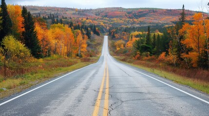 Highway with scenic byway, designated route, natural beauty
