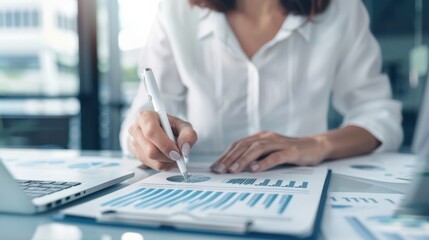 Business advisor consulting on renewable energy investments, climate finance, sleek office environment