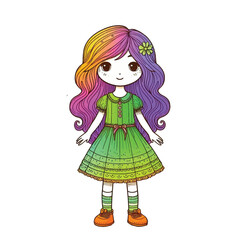 woman illutration cute