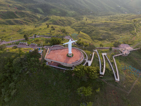 Christ the King statue in Cali, Colombia.