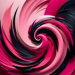 pink black abstract background Gerenative AI
