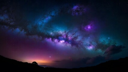 Fototapeta premium starry night sky