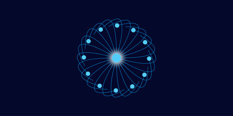 Social network and teamwork concept. Flat style vector illustration