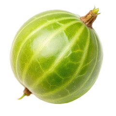 A gooseberry top view isolated on transparent background