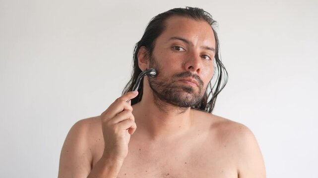 microneedling hair loss treatment for bald scalp to regrow hair using dermaroller, collagen induction therapy, alopecia