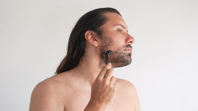 Using dermaroller on bald area improve hair regrowth, alopecia